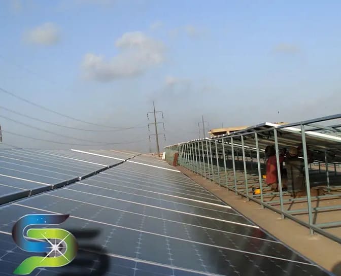 1MW commercial industrial solar system by paksolar collaboration with VPS Solar