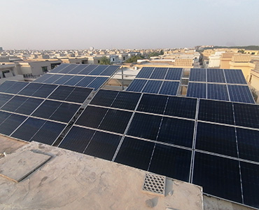 17kw Residential Hybrid / Net Metered Solar System / Irfan Qadri, Falcon Society, Karachi