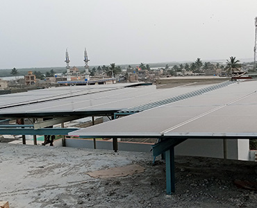 21kW Off-Grid Commercial Solar Power System Installed by Paksolar at KGH 5 Hospital, Ibrahim Hyderi, Landhi, Karachi