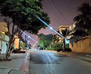 Residential Society Solar Street Lighting System by Paksolar